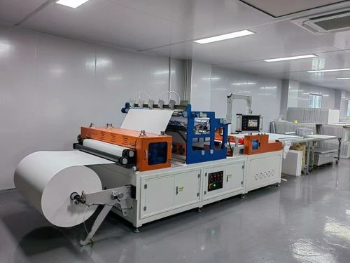 último caso de la compañía sobre Máquina de plegado de papel de fibra de vidrio HEPA giratoria totalmente automática