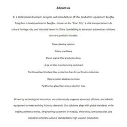 Bengbu Tongchen Automation Technology Co., ltd línea de producción de fábrica