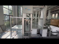 Máquina de plegado de papel con tabiques