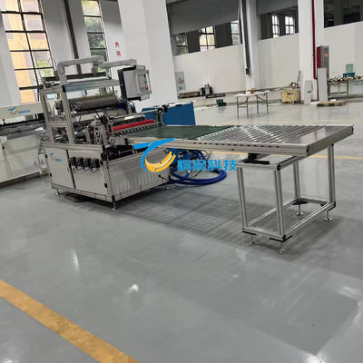 calidad  1KW Air Filter Production Line 50HZ Knife Paper Pleating Machine 1300mm Working Width fábrica