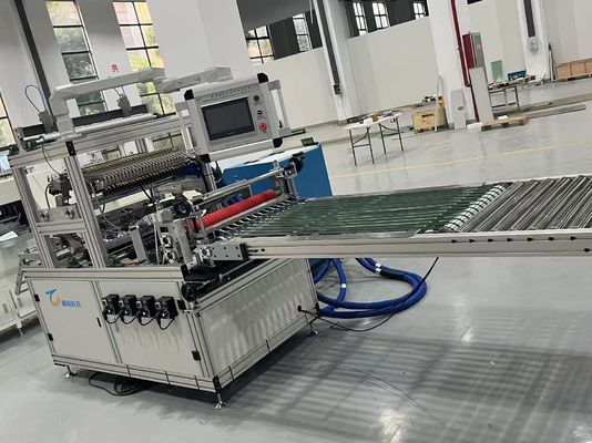 Línea de producción de papel pliado Máquina de fabricación de filtros personalizada 50HZ con máquina de pegamento