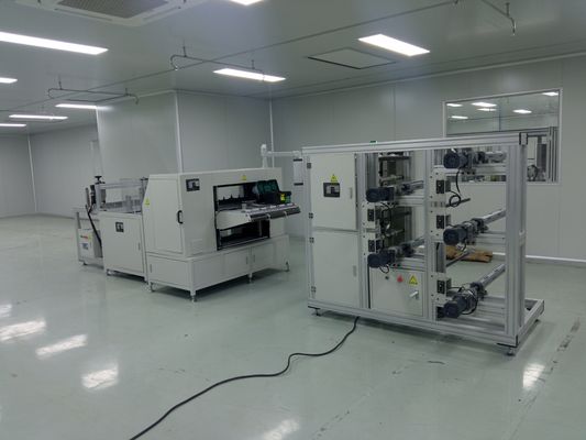 Máquina de flexión de filtros de aire de 100 mm/min Máquinas de fabricación de filtros de 50 kW para purificadores de aire