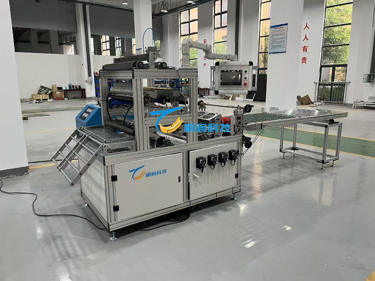 Máquina de plegado de filtros HEPA de 225 V Máquina automática de plegado y pegado comercial