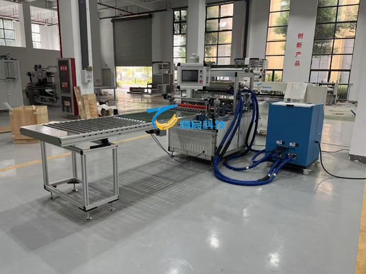 Máquina de plegado de filtros HEPA de 225 V Máquina automática de plegado y pegado comercial
