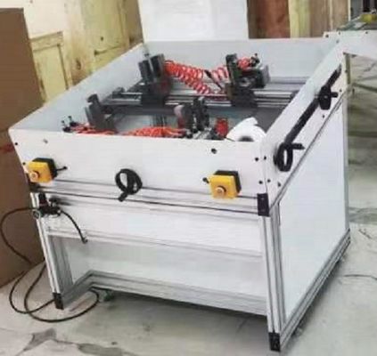HEPA Automático PP Intermitente Automático Servo Cuchillo Cuatro lados Trimmer Machine Plissing Machine