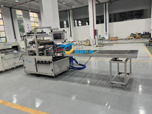 Máquina de plegado de papel con filtro de aire Máquina de pegamento personalizada 220V para necesidades industriales de filtración de aire