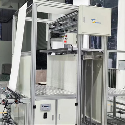Máquina de plegado de fibra de vidrio sin chapa de cartón 240KW - 420KW Máquina de plegado de papel filtrante