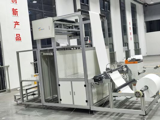 Máquina de plegado de fibra de vidrio sin chapa de cartón 240KW - 420KW Máquina de plegado de papel filtrante