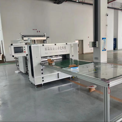 Máquina de pliegue de papel de filtro sin partición Línea de producción de papel pliegado 220V
