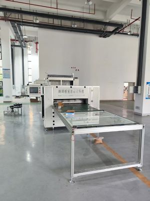 Máquina de pliegue de papel de filtro sin partición Línea de producción de papel pliegado 220V