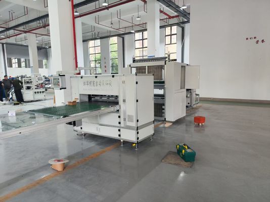 Máquina de pliegue de papel de filtro sin partición Línea de producción de papel pliegado 220V