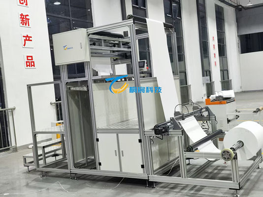 Línea de producción de papel plegado de fibra de vidrio totalmente automática 50Hz