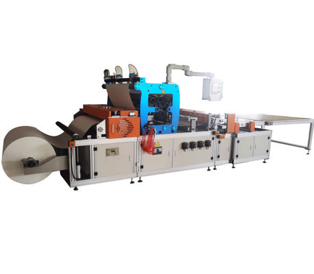 Máquina de pliegue de papel de filtro totalmente automática Línea de pegado de alta velocidad 50Hz sin tabiques