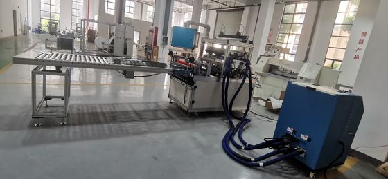 Equipo de producción de filtros de 220V Máquina de fabricación de papel de laminación 30 mm - 300 mm Profundidad de pliegado