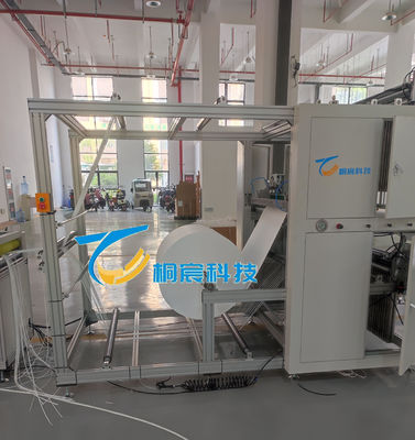 Máquina de flexión de fibra de vidrio Línea de producción de filtros limpios 220V