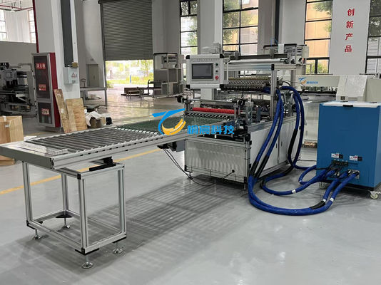 Equipo de producción de filtros automáticos completos, máquina de plegado de pegamento HEPA 50HZ