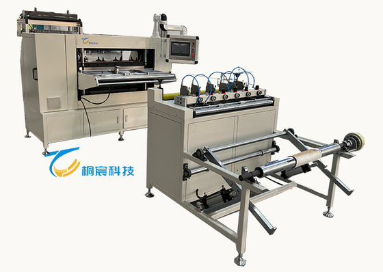 Línea de producción de papel de servo PLC Control Equipo de plegado de papel totalmente automático