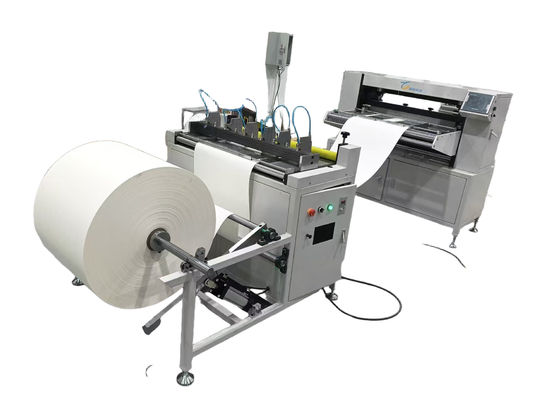 Máquina plegable de filtro de aire G4 de alta eficiencia para filtración de partículas de 5 μm con componentes de acero inoxidable para ambientes de salas limpias