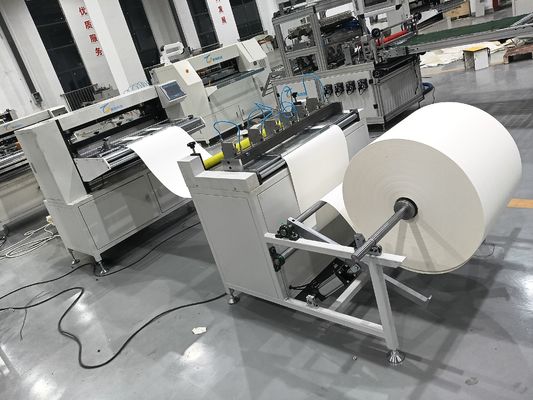 Sistema de control servo del filtro HEPA/HAVC de calidad estable Máquina de pliegue automático completo de papel