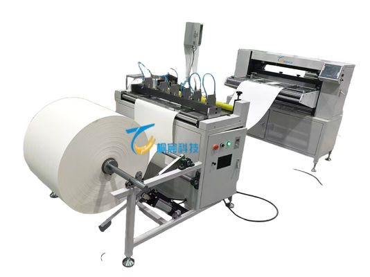 Máquina plegable de filtro de aire G4 de alta eficiencia para filtración de partículas de 5 μm con componentes de acero inoxidable para ambientes de salas limpias