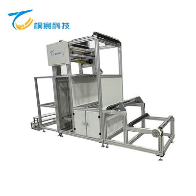 Máquina de pliegue de cartón Hepa de fibra de vidrio Máquina de pliegue de papel de filtro con tabique