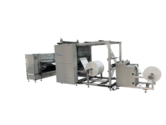 Línea de fibra de vidrio servo totalmente automática para la producción de papel plisado, línea de producción de elementos filtrantes de fibra de vidrio sin adhesivo