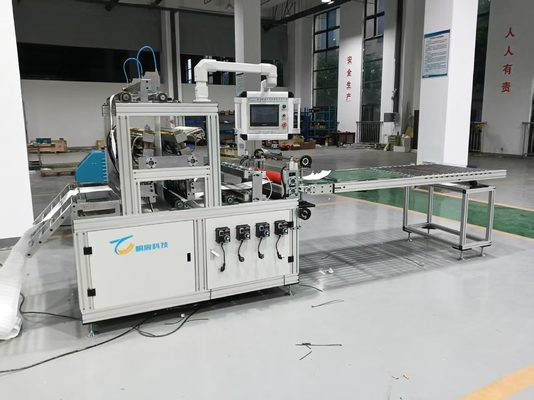 Máquina eléctrica de pliegue de filtros HEPA 1300 mm ancho de trabajo