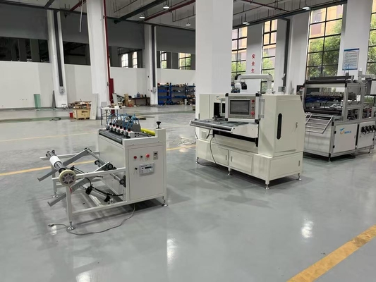 Línea de producción de plegado de papel sin particiones para máquinas de plegado