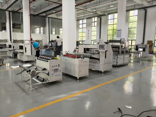 Línea de producción de plegado de papel sin particiones para máquinas de plegado