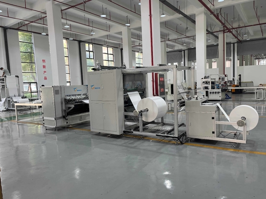 Máquina plegadora de papel sin particiones
