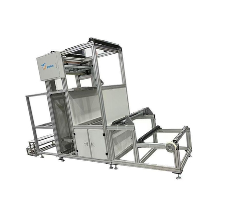 Máquina plegadora de papel para producir diversos materiales filtrantes líquidos
