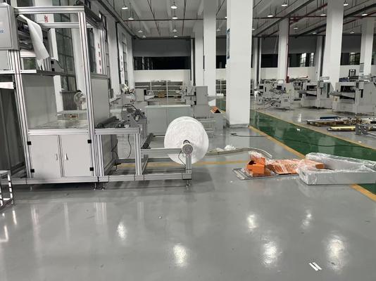 Línea de producción de papel plegable de fibra de vidrio de alta temperatura con alta eficiencia