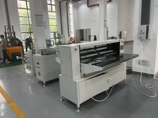 Máquina automática de plegado de archivos de papel Máquina de carpeta de papel