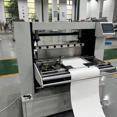 Gran filtro de aire máquina de pliegue de papel velocidad de alimentación 1,5 m por minuto ajustable