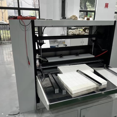 Buena línea de producción de pliegues de papel de alta velocidad con filtro de aire de cuchillo CNC automático