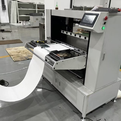 Línea de producción de papel plegable de alta temperatura con filtro de fibra de vidrio