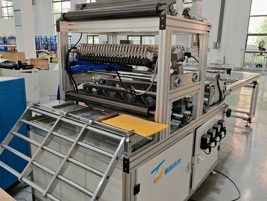 Máquina de fabricación de filtros de aire de pegamento de 400 mm de 220 V de fase única