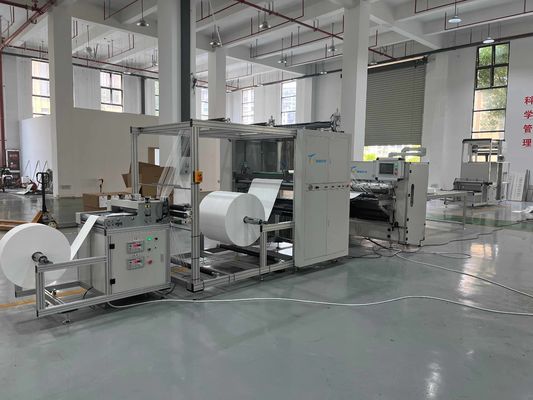 Filtro de aire de la anchura 600m m de la máquina del plegamiento del papel de filtro que plisa la máquina que raja