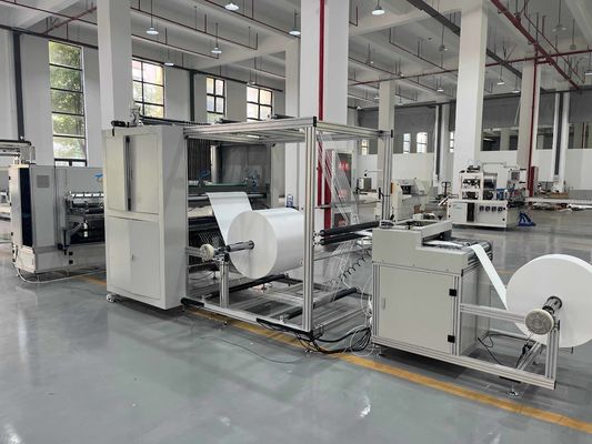 Filtro de aire de la anchura 600m m de la máquina del plegamiento del papel de filtro que plisa la máquina que raja