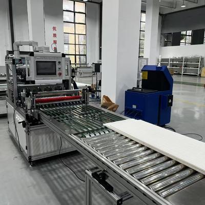 Línea de producción de filtro de aire ajustable de 8 mm Máquina automática de encolado de PP