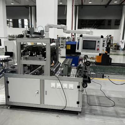 Línea de producción de filtro de aire ajustable de 20 mm Máquina automática de encolado de PP