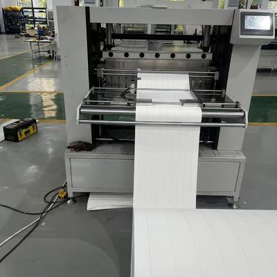 Máquina plegadora de papel industrial con servomotor para papel de filtro