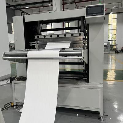 Máquina plegadora de papel industrial con servomotor para papel de filtro