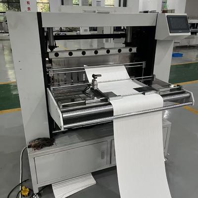 Máquina de pliegue de papel de cuchillo de automatización completa Velocidad ajustable