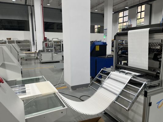 Equipo de pliegado de filtro de aire totalmente automático Máquina de mini pliegado de alta eficiencia Máquina de fabricación de papel Máquina de plegado