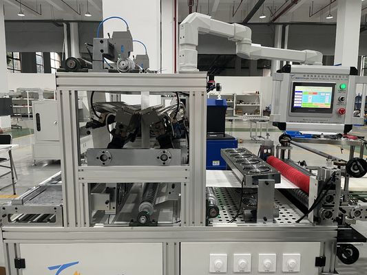 Línea de producción automática de pegamento intermitente de PP de alto rendimiento