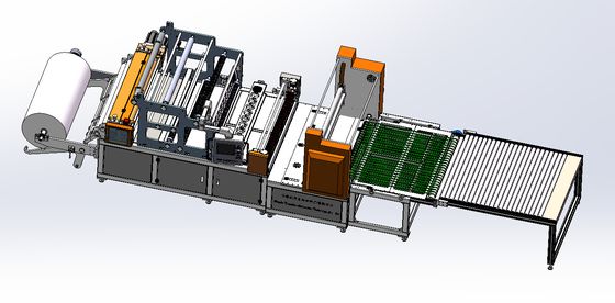 2025Y Nuevo filtro de papel de aire totalmente automático sin partición Máquina plegable Condición de la línea de producción