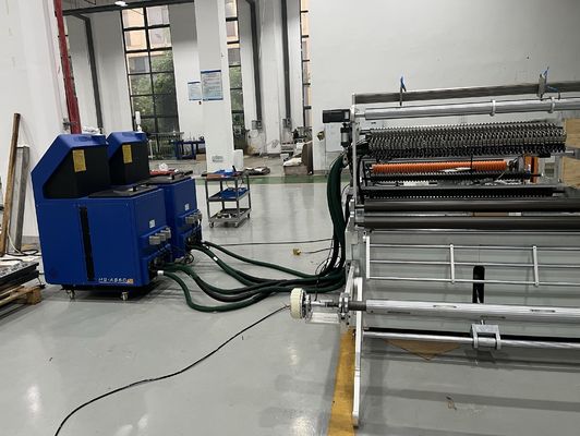 Máquina de encolado automático de adhesivo termofusible PP y recepción de onda para línea de producción