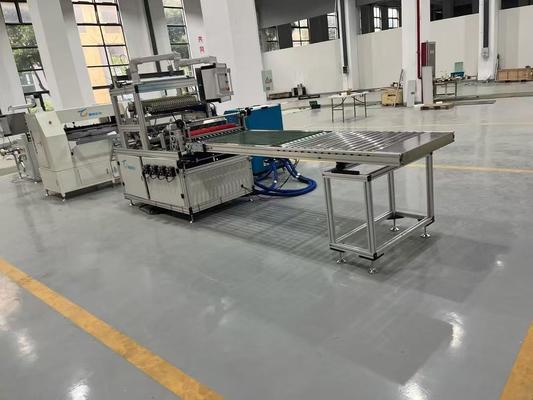 Línea de producción de filtros de aceite y combustible semiautomática de alta eficiencia para plegado y encolado