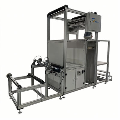 Máquina de pliegue de cartón Hepa de fibra de vidrio Máquina de pliegue de papel de filtro con tabique